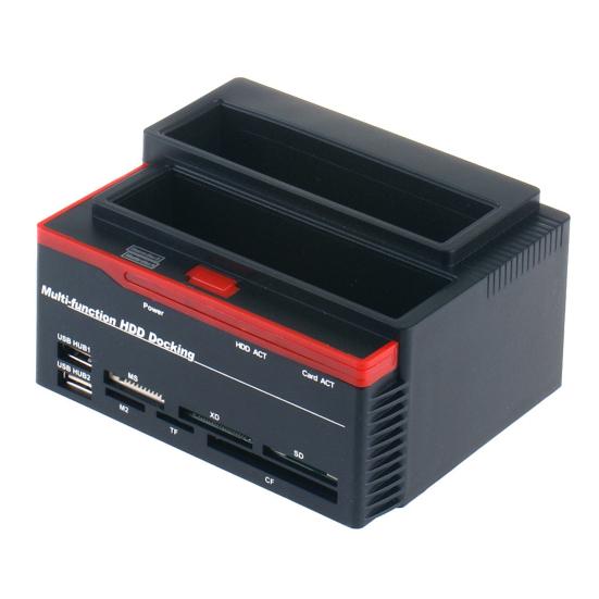 Dokovací stanice pro externí pevný disk 480 Mb/s Rychlost přenosu dat Univerzální dokovací stanice pro HDD SSD SATA Duplikátor pevných disků