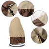 Waterproof Swing Chair Cover for Garden Outdoor Beige Coffee 190x115cm