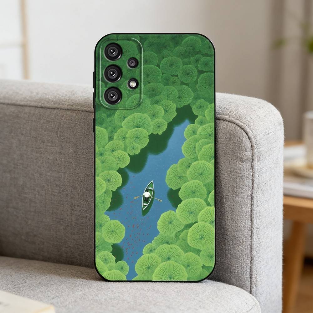 H-Human And Natural Scenery   Phone Case For Samsung S25,S24,S21,S22,S23,S30,Ultra,S20,Plus,Fe,Note,10,9,5G Black Cover