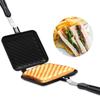 Non-Stick Panini Maker Flat Bottom Frying Pan Stovetop Press Sandwich Maker  Camping/Outdoors