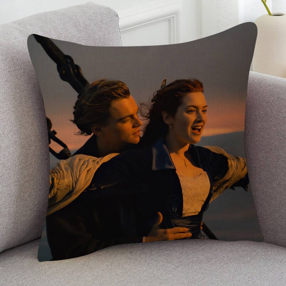 Movie Titanic Pillow Case Soft Double Sided Print Sofa Cushion Cover Throw Pillow Covers