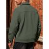 Spring Corduroy Single-breasted Casual Collar Long-sleeved Shirt Casual Sports Pocket Jacket Men