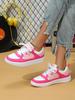 MCTIN Women Casual Shoes Breathable Platform Sneakers Couples Non Slip Leather Skateboard Shoes
