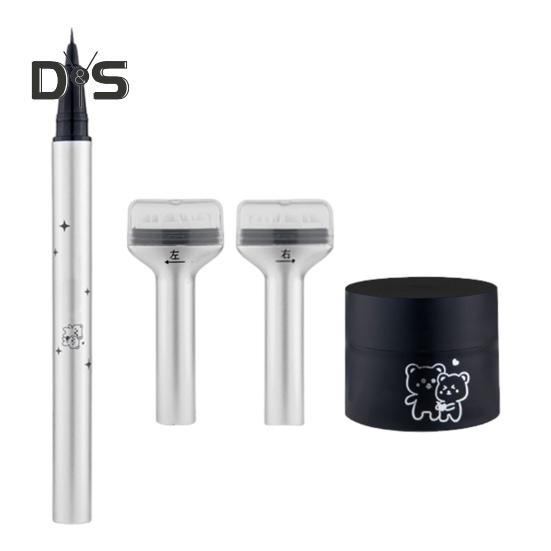 

1 Набір штампів для нижніх вій з підводкою Водостійкий Стійкий До розмазування Довготривалий Штамп для нижніх вій Інструмент для макіяжу очей для початківців Жінок