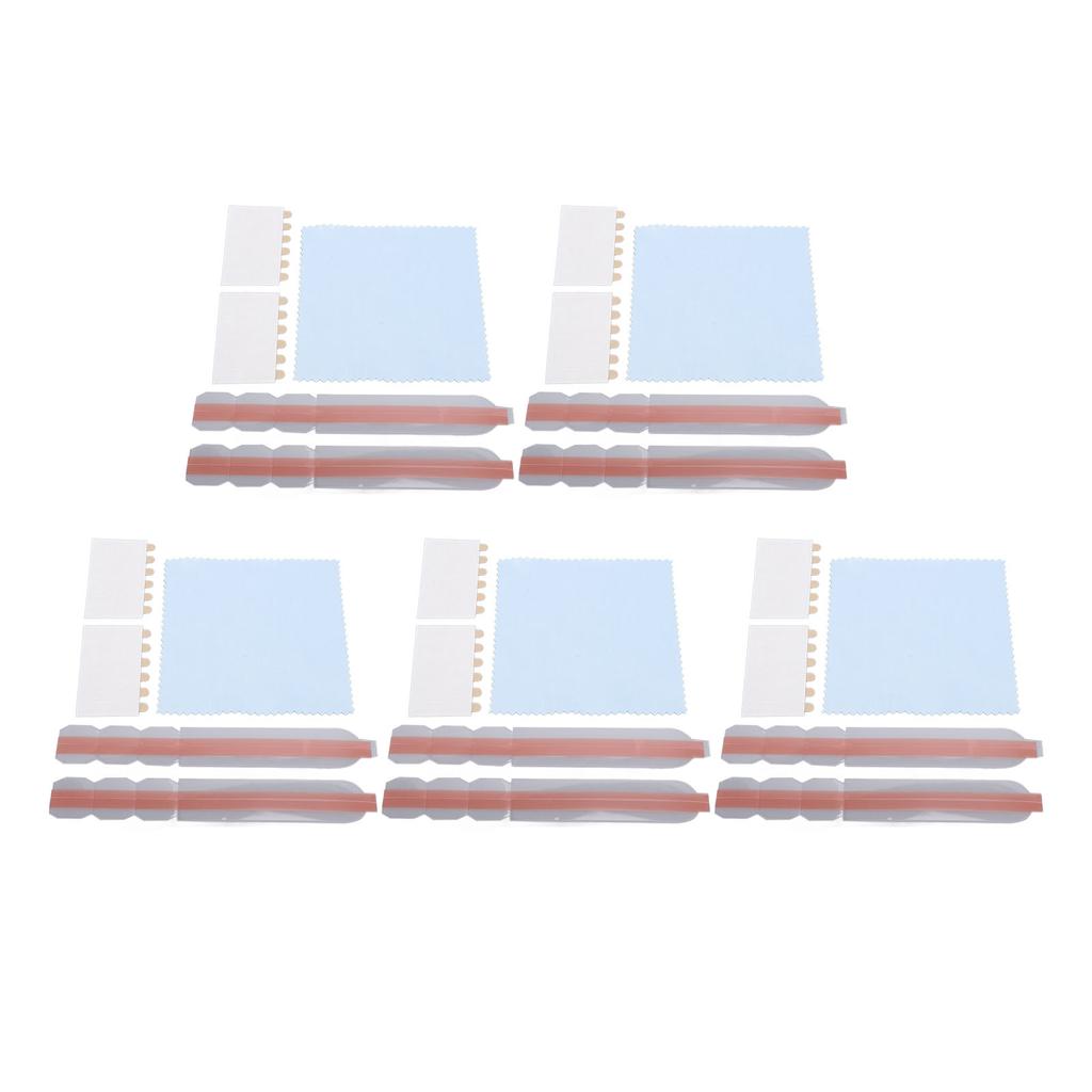 5 Set Privacy Filter Adhesive Strips Double Sided Adhesive Strips with Plastic Slide Mount Holder Ta