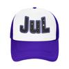 JUL Rapper Logo Mesh Baseball Cap Unisex Women Casual Trucker Worker Cap  Hats Adjustable Summer Trucker Hats