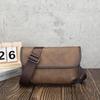Ανδρική απλή τσάντα χιαστί ώμου Urban Simple Tiger Head Bag Retro Color Ανδρική Τσάντα Δερμάτινη μικρή τσάντα