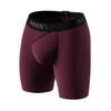 Men's Anatomical Cotton Boxers Anatomic Long 2.0 Black Series Burgundy S