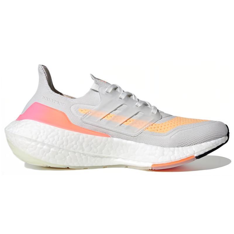 Adidas Women's UltraBoost 21 'White Acid Orange' Women's Sneakers FY0400
