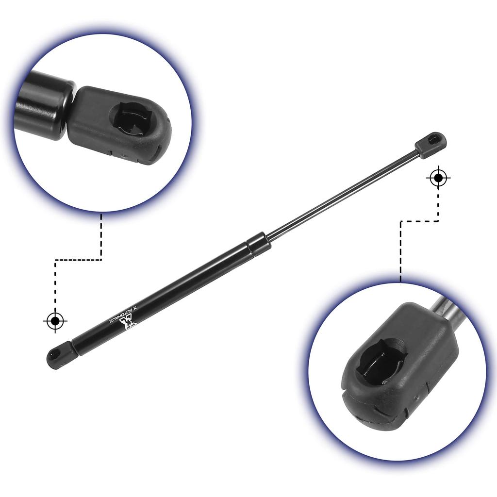 X AUTOHAUX Gas Gas Damper Support Gas Spring Hood 55Lb 40cm Rear Gate Trunk Universal for Wall Hatchback Rear Door Bonnet Hood Seat Set of 2 Springs,