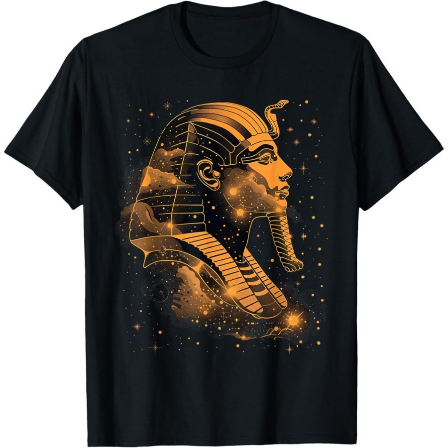 

єгипетський стародавній фараон у космосі сфінкс єгипетський футболка(1) XXXXXL чорний