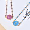 Stainless Steel Chain Zodiac Sign 12 Constellation Bracelet Charm Gold Color Chain Bracelet For Women Birthday Jewelry Gifts