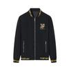 2025 Men's Fashion Trend: Embroidered Black Jacket - European Style