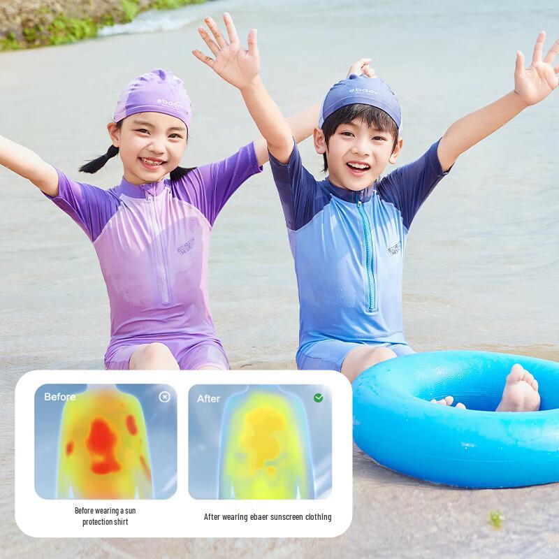 EBAER Kids' One-Piece Sun Protection Swimsuit