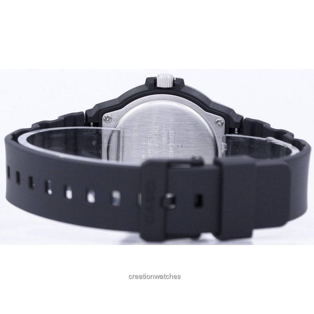 Casio Quarz-Analog-Herrenuhr mit schwarzem Zifferblatt MRW-200H-4BVDF MRW200H-4BVDF