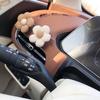 2PCS Sweet Flower Shaped Car Mini Hooks, Dashboard, Rear Seat Car Clothes Rack Storage, Headphone Charging Cable Storage