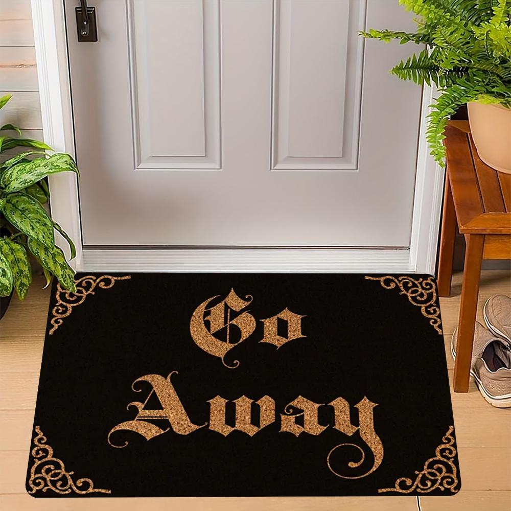 

1pcs Hallowmas UNWELCOME Gothic Style WELCOME Rug Doormat Living Room Bedroom Entrance Door Floor Mat Hallway Backyard FootMat 40x60cm