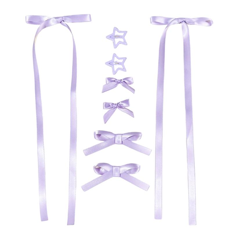 Stylish Butterfly Hair Ribbon Accessory Elegant Hairpin Fashion Hair Clip For Braids And Ponytails In Multiple Color