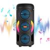 Portable Speaker Support TWS/AUX/USB/TF Card/FM Radio Large Boombox Speaker for Outdoor Party Beach Backyard Home