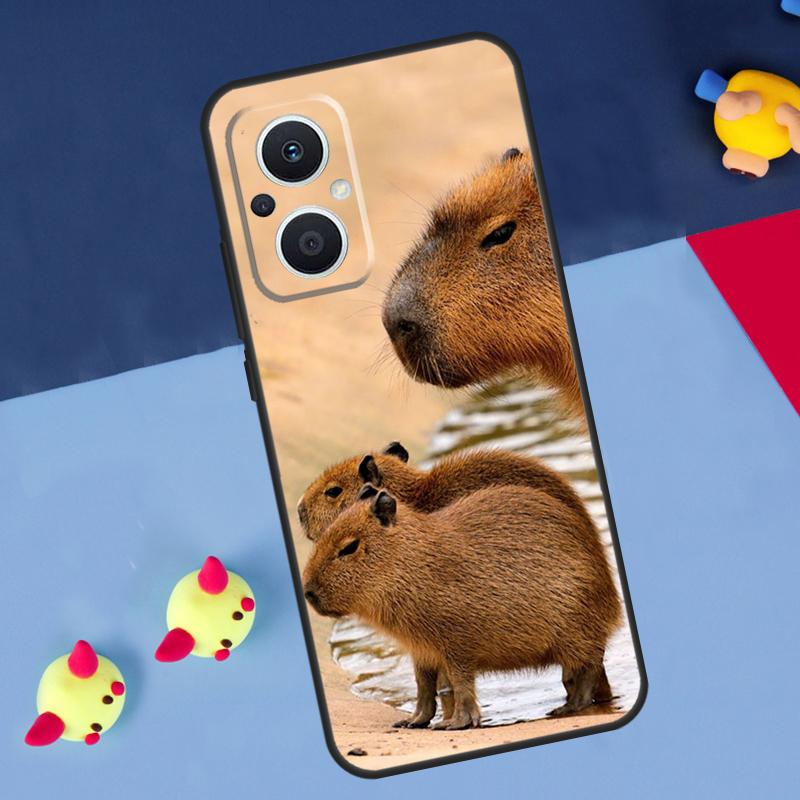 

Capybara Animal For OPPO Reno 12F 13F 14F 11F 10 11 12 13 14 Pro 8T 7 8 Lite OPPO Find X9 X8 X6 X5 Pro Case OPPO Find X9