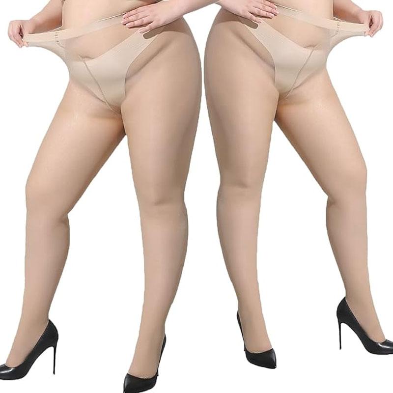 1/3pairs Women's Slim Fit Anti Hook Silk Pantyhose High Elasticity Breathable Ultra-thin Bottom Socks Leggings