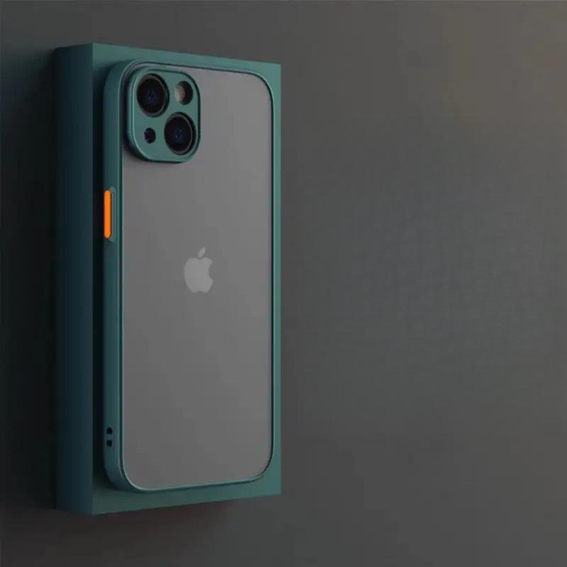 Matný kryt na telefon Apple 15 IPhone16pro Hawkeye Dva v jednom XS Odolný proti pádu XR Plné balení