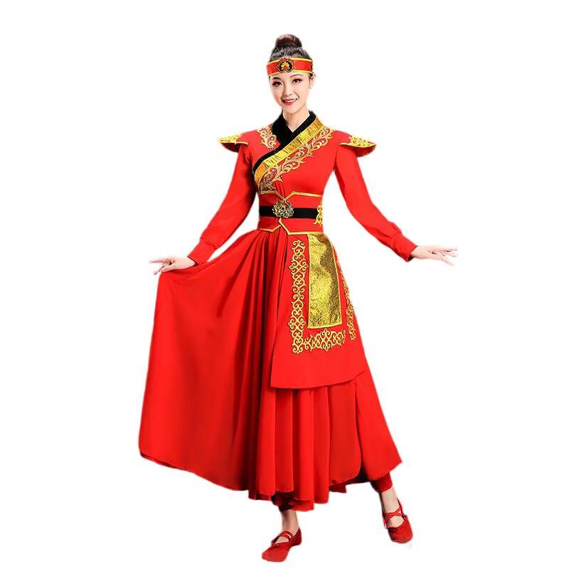 Chinese Drum Dance Performance Costume