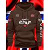 Felpa con Cappuccio Stampata Vestibilità Larga Pullover Casual per Adolescenti Uso Quotidiano