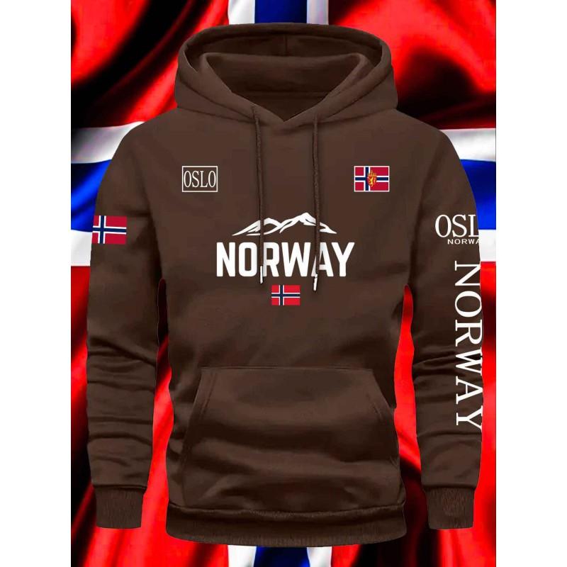 Felpa con Cappuccio Stampata Vestibilità Larga Pullover Casual per Adolescenti Uso Quotidiano