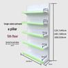 Hospital Pharmacy Multilayer Display Rack: Double/Single-Sided Wall-Mounted Medicine Cabinet