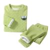 Kids' Cozy Velvet Pajama Set for Boys and Girls - Thick, Two-Piece, Autumn/Winter Wear