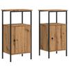 VidaXL Bedside Tables 2 Pcs Artisan Oak Engineered Wood, Side Table, Bed Cabinet, Side Table for 857249