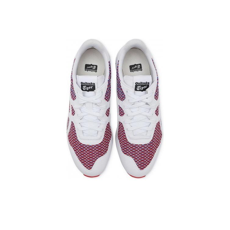 Onitsuka Tiger Rebilac Runner Comfortable Simple Non-Slip Wear-Resistant Lightweight Low-Top Casual Shoes Unisex sneakers Red Blue 1183A772-600