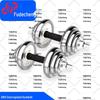 Fudecheng 2-in-1 Electroplated Barbell & Dumbbell Set