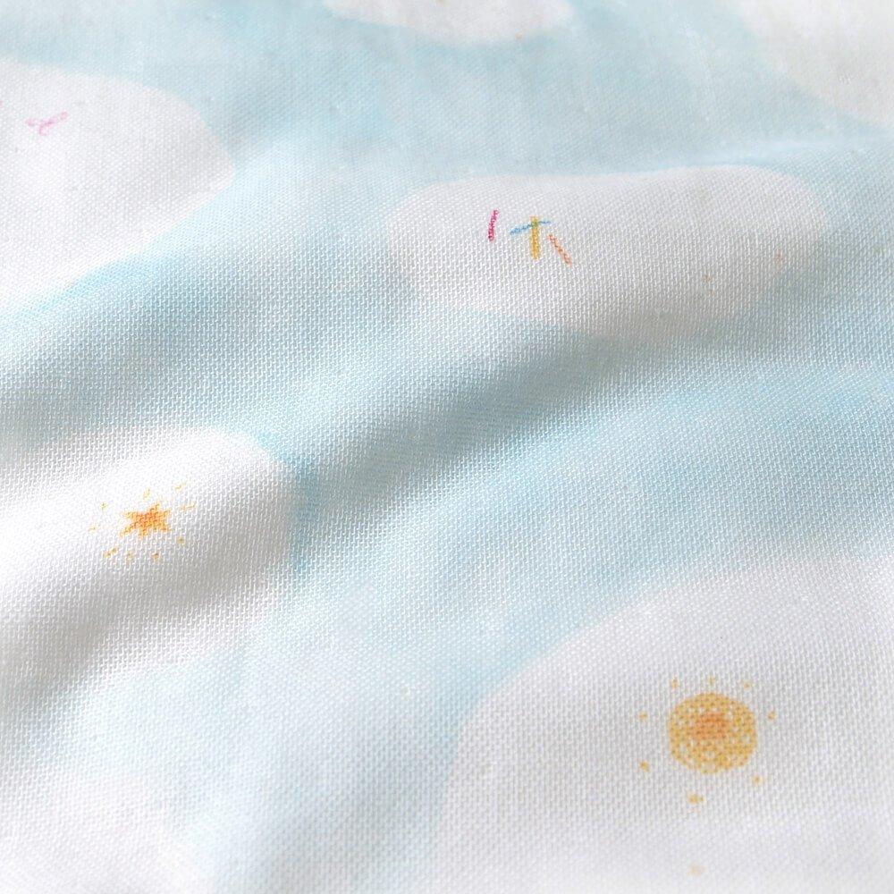 10mois NAOMI ITO Cotton Gauze Egg Mat Swaddle CLOUD UNRYU Cotton and Polyester 18231011