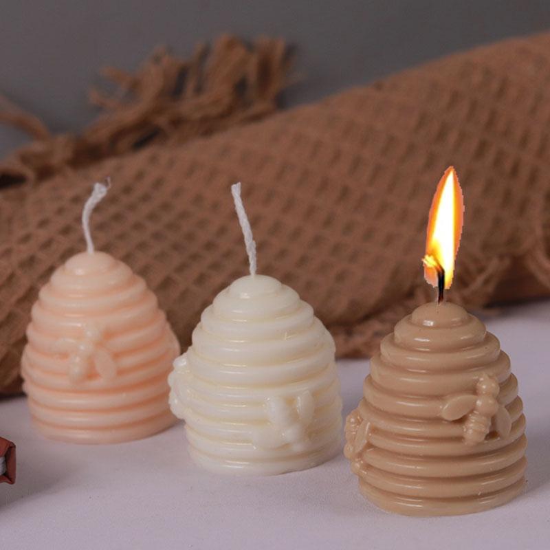 DIY Creativity Honeycomb Silicone Candle Mold 3D Beehive Scented Candle Soap Molds Plaster Resin Baking Mould Home Art Decor