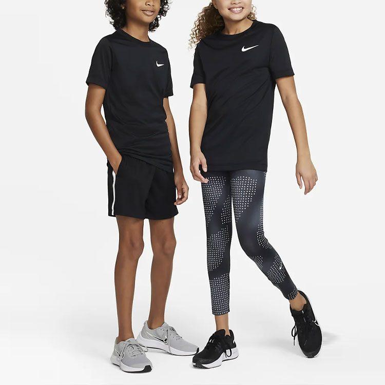 Nike Kids T Shirts Crew Neck Moderate DX9537-010