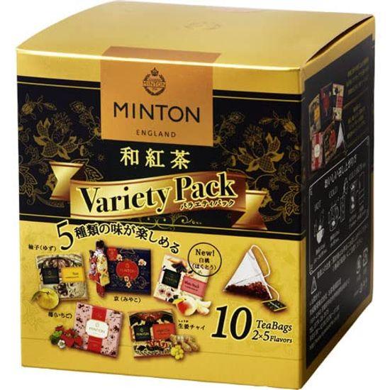 

МИНТОН японский черный чай сорт упаковка 5 видов 10 пакетиков