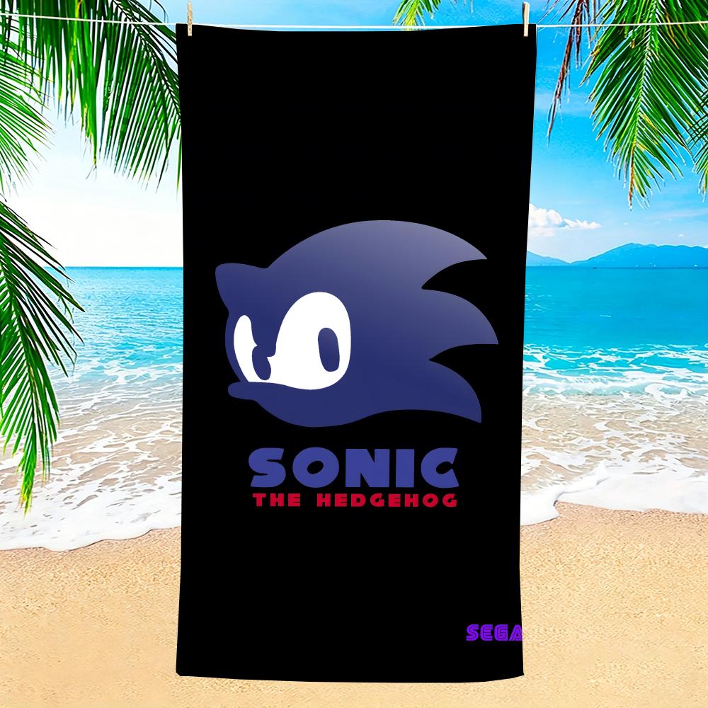 Game S-Sonic Soft Pool Gift For Travel Gym Shower Camping Quick Dry Sports Large Beach Towels
