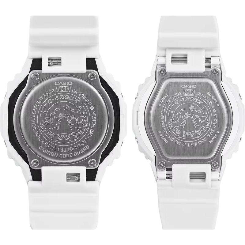 

CASIO G Launches Lover Series 200 Meters Waterproof Pair Watch Quartz Resin Strap Women’s Watch White Dial LOV-25A-7AJR білий