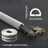 1m PVC Cable Tray Exposed Installation Self Adhesive Invisible Decoration Household Cable Network Cable Concealment Soft Tray