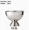 304 stainless steel Deer Head ear GOLD SILVER big ICE BUCKET BOWL CHAMPAGNE Large champagne bar bucket beer bucket basin