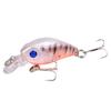 ABS 4.5cm Rocker Fat Minnow Artificial Hard Bait 4g Bionic Lure Plastic Mini Fish Bait with Hooks Saltwater Bass/Trout