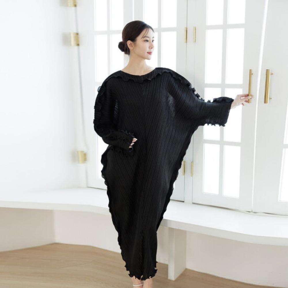 Plara Rose Balloon Pleats Dress