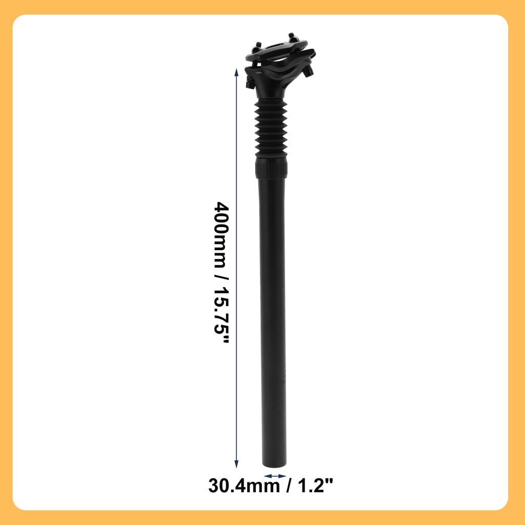 X Autohaux Bicycle Suspension Seatpost 25.4x300mm 27.2x300mm 28.6x300mm Bicycle Seatpost Replacement for Road Mountain Bike MTB