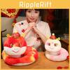 Cute Colorful And 30cm Plush Snake Toy For New Year And Zodiac Gifts Festival