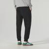 Adidas Essentials Fleece 3 ρίγες κωνικό παντελόνι με μανικέτια μαύρο ανδρικό streetwear IJ8885