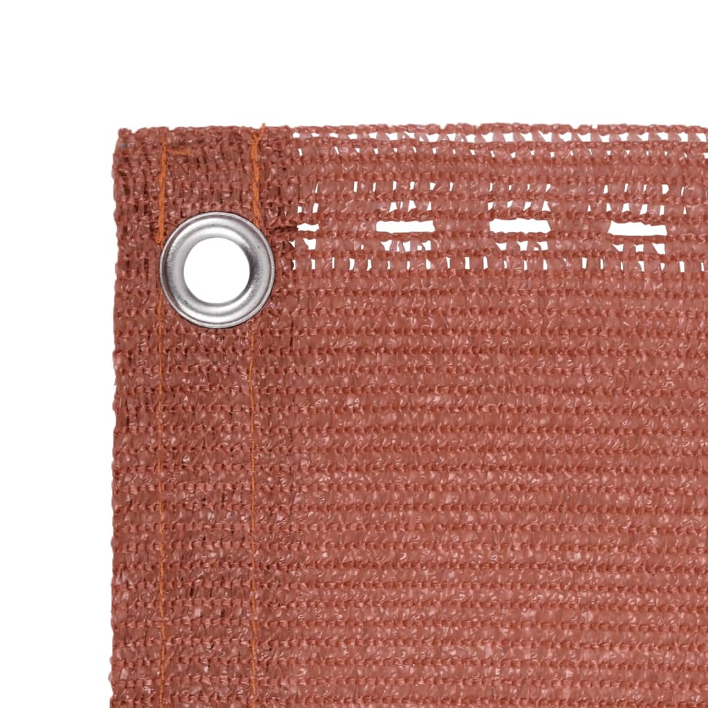 Balcony Privacy Screen Terracotta Red 75 X 400 Cm HDPE