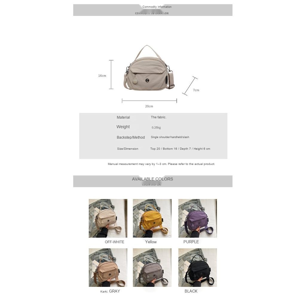 Xeie Thuk Shoulder Crossbody Handbag Women Nylon Multi Compartment Daily Commute