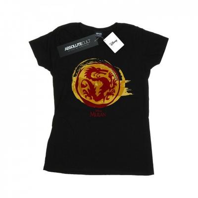 Womens/Ladies Mulan Courage Dragon Symbol Cotton T-Shirt